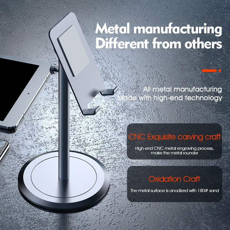 licheers phone stand for iphone 12 pro 11 xiaomi alloy aluminum phone holder tablets stand cell phone holder for huawei samsung free global shipping