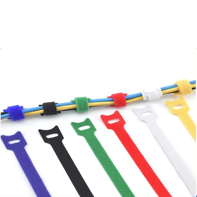 50 шт./100 шт. разноцветные Пластиковые Многоразовые Кабельные стяжки |