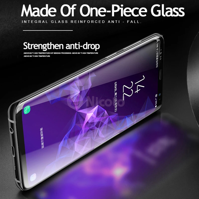 Закаленное УФ-стекло для Samsung s10e s10 S9 S8 S7 Edge 5D полностью жидкий клей Защита экрана