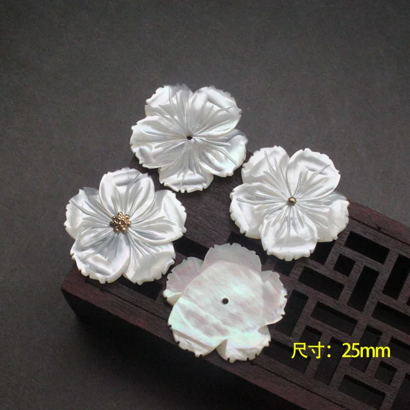 Натуральный жемчуг 25 30 мм большая оболочка цветок ювелирных изделий и DIY ожерелье