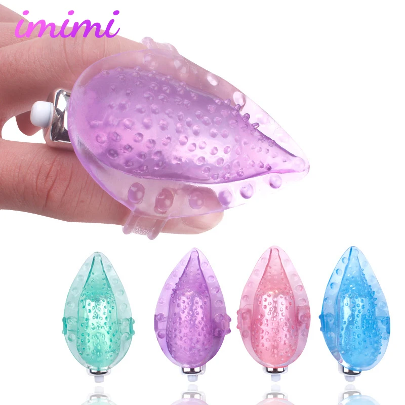 Мини вибратор на палец Стимулятор клитора водонепроницаемый массажный секс