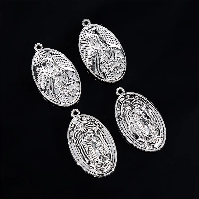 Подвеска JHS с изображением святой католической Девы Марии и Святой Грааля