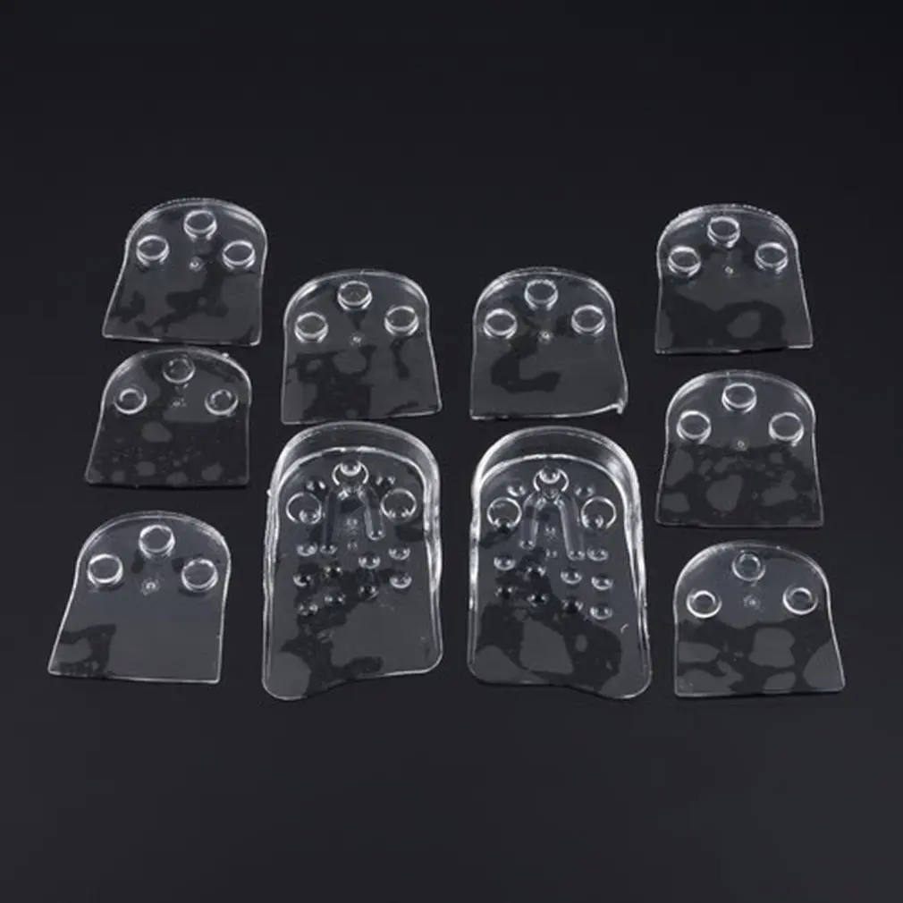 Прозрачные 5-слойные регулируемые высокие стельки силиконовые гелевые вставки