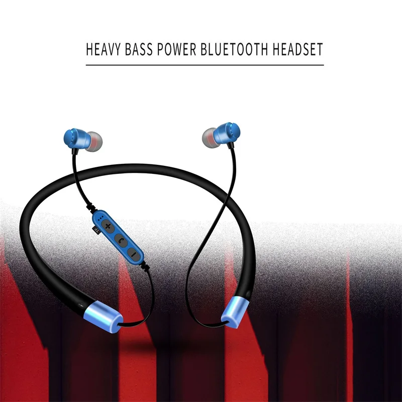 

Беспроводная Bluetooth-гарнитура с шейным ремешком и поддержкой TF-карт
