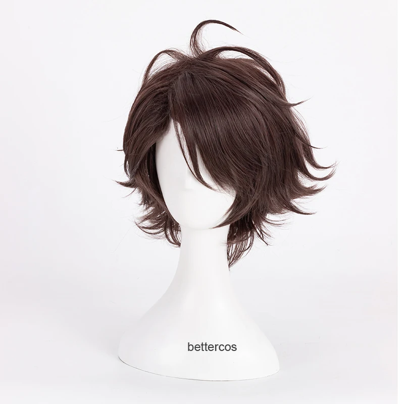 Haikyuu! Парик для косплея волейбола Тору Оикава тоору короткие коричневые