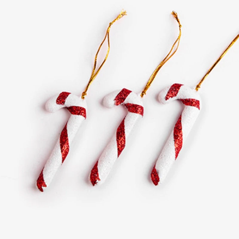6Pcs Christmas Bell Decoration Tree Pendant Jewelry New Year Gift Box Pine Cone |