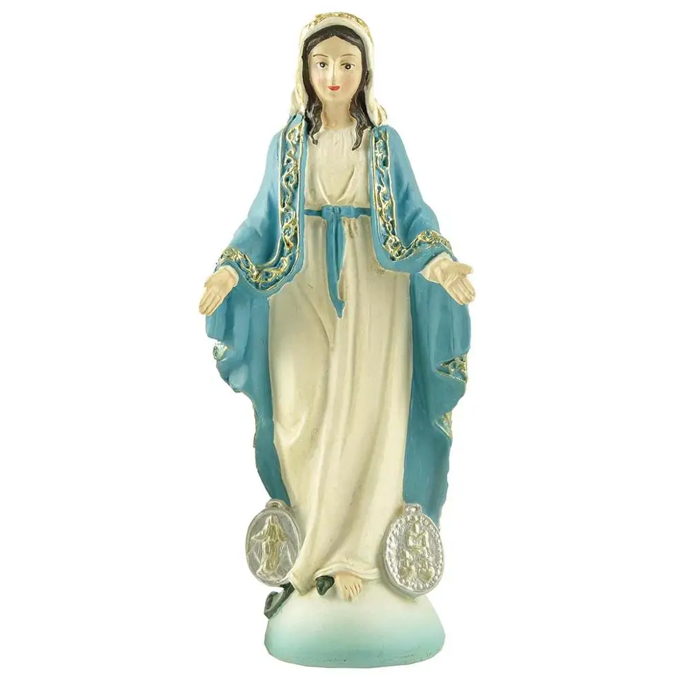 

2020 New product Resin Handicraft Religious Figurine Catholicism Desktop Accessories 5.75" Our Lady Of Grace Statues