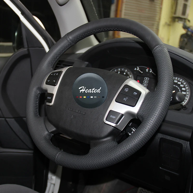 Steering Wheel Cover for Toyota Land Cruiser 2008-2015 Car accessories Braid on the steering wheel Tampa do volante carro | Автомобили и