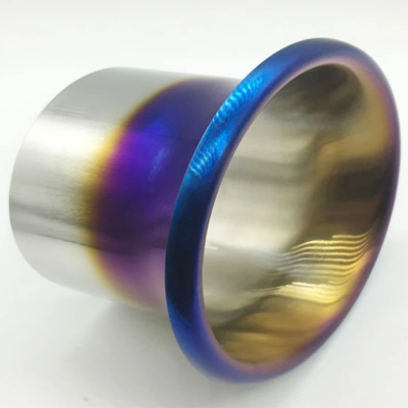 3 дюймовый JDM Титан синий холодного воздуха Системы стека комплект Turbo Horn набор