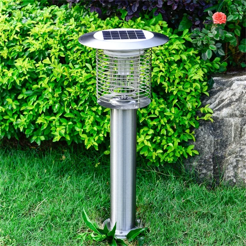 Уличная лампа OUFULA на солнечной батарее для уничтожения комаров ловушка