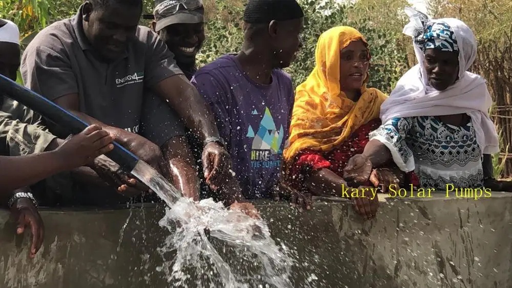 Китай топ продаж 4-дюймовый глубокий шнековый Солнечный водяной насос солнечный