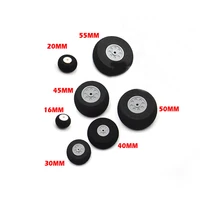10pcs airplane wheel 16mm 20mm 30mm 40mm 45mm 50mm 55mm sponge pva tail pulley for rc aircraft spare parts