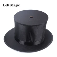 magicians top hat with hole magic tricks stage illusions accessories gimmick prop can used with cane to table base magie comedy