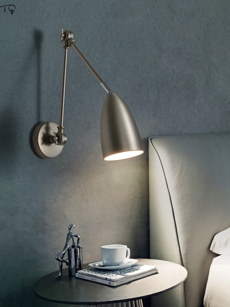 Скандинавский Ретро промышленный Телескопический качающийся кронштейн рокер