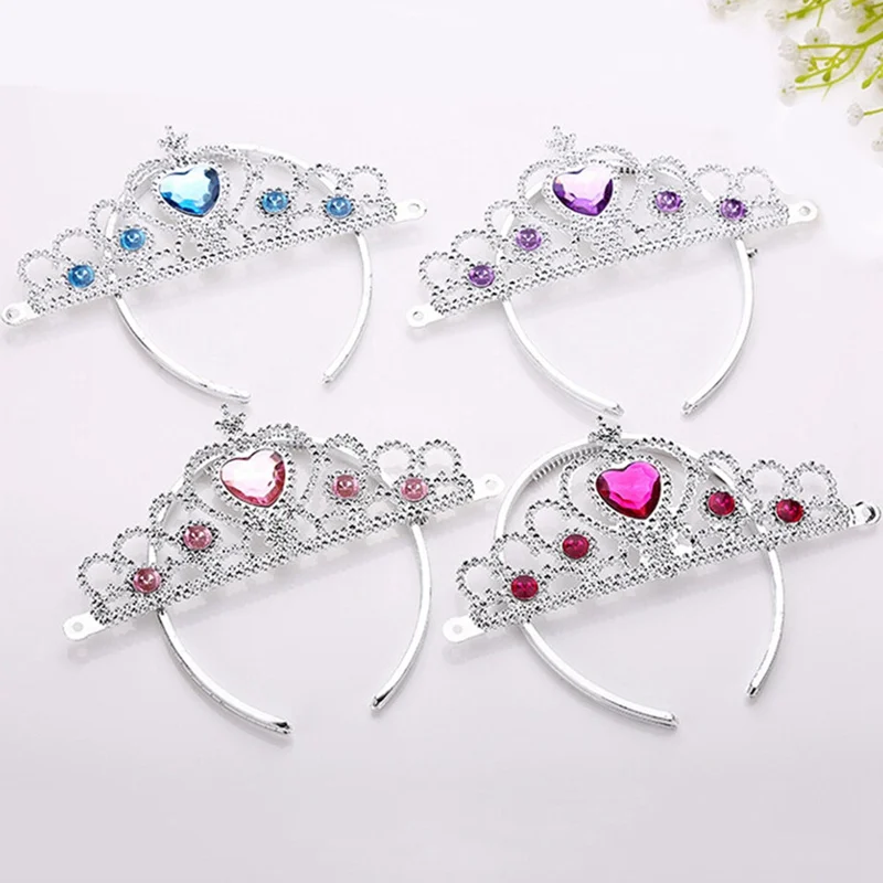 Children Girls Princess Dress Up Crown Headband Wig Magic For Cosplay Party Set Kids Girl Birthday | Игрушки и хобби