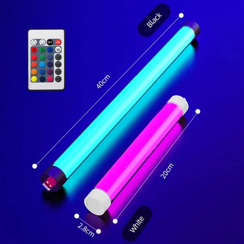 Светодиодный светильник ручной осветительный прибор RGB с USB-портом для съемки