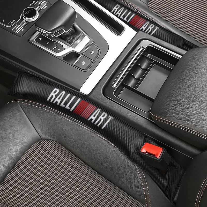 

1/2PCS Car Seat Gap Plug Leak proof Strip Gap Filler Pad For Mitsubishi Ralliart Lancer Lancer EX ASX Evolution Evo X RVR Mirage