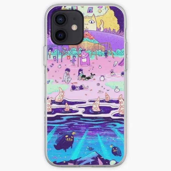 

Omori Phone Case for iPhone 11 12 13 Pro Max Mini X XS XR Max 6 6S 7 8 Plus 5 5S SE Soft Dog Flower Cover Pattern Fashion