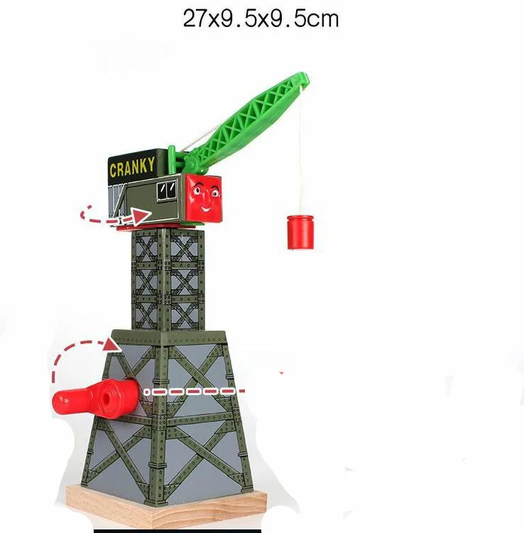Деревянный магнитный трек журавль тяжелая сборная игрушка деревянный поезд
