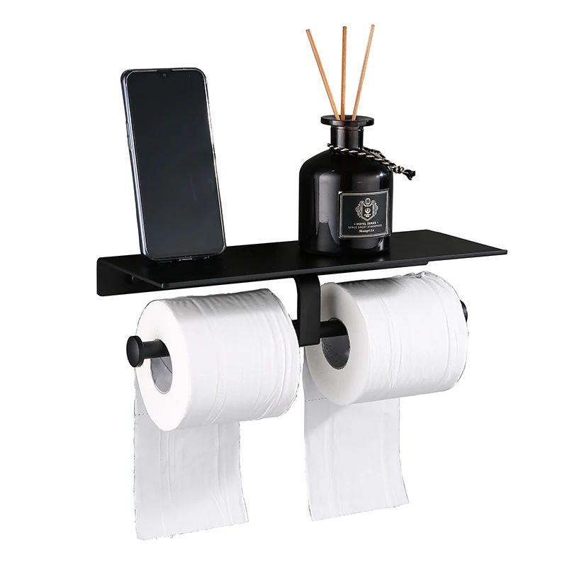 Bathroom Funny toilet paper holder with phone shelf Towel Dispenser paper towel holder towel rack