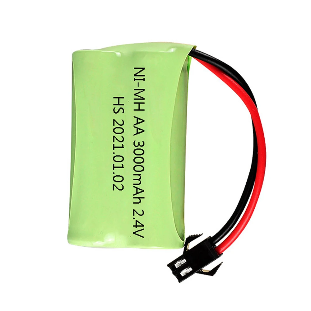 Аккумуляторная батарея 2 4 В 3000 мАч Ni-MH перезаряжаемая для игрушек с дистанционным