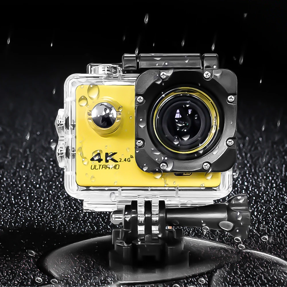 Спортивная Экшн камера Kebidumei 60 кадров в секунду 4K м водонепроницаемая экран 2 0