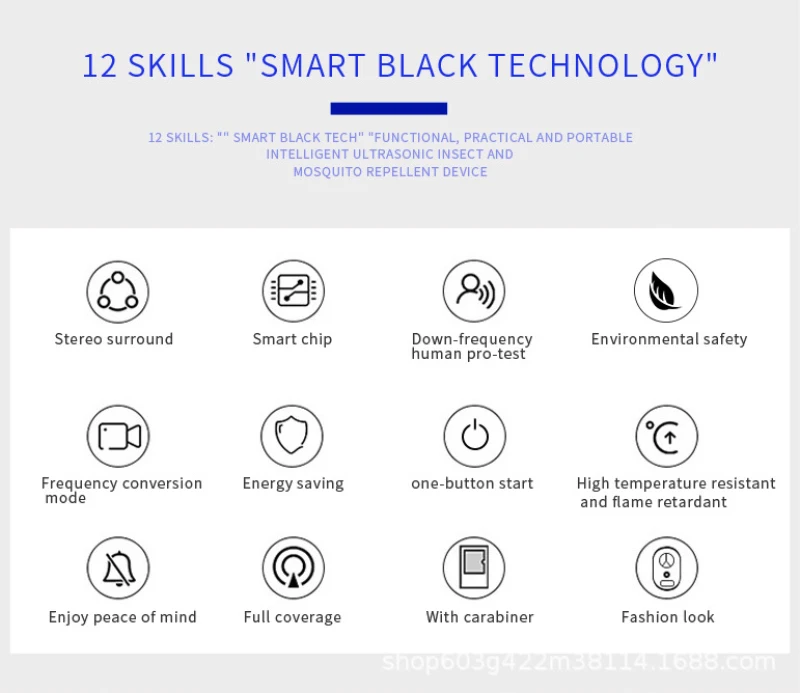 Портативный Легкий USB Ультразвуковой Отпугиватель вредителей открытый комаров