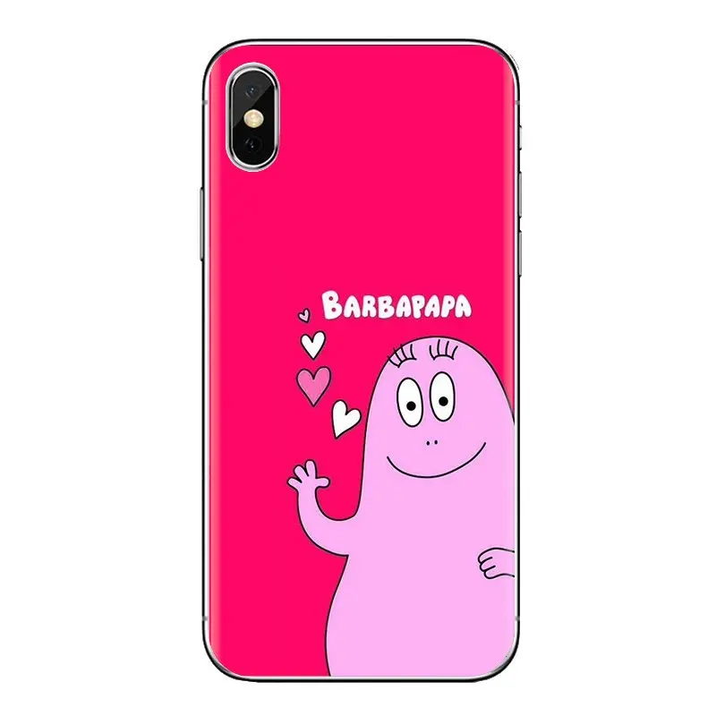 Les Barbapapa Barbamama Pink Smile Phone Skin Cover For iPod Touch Apple iPhone 11 Pro 4 4S 5 5S SE 5C 6 6S 7 8 X XR XS Plus Max |
