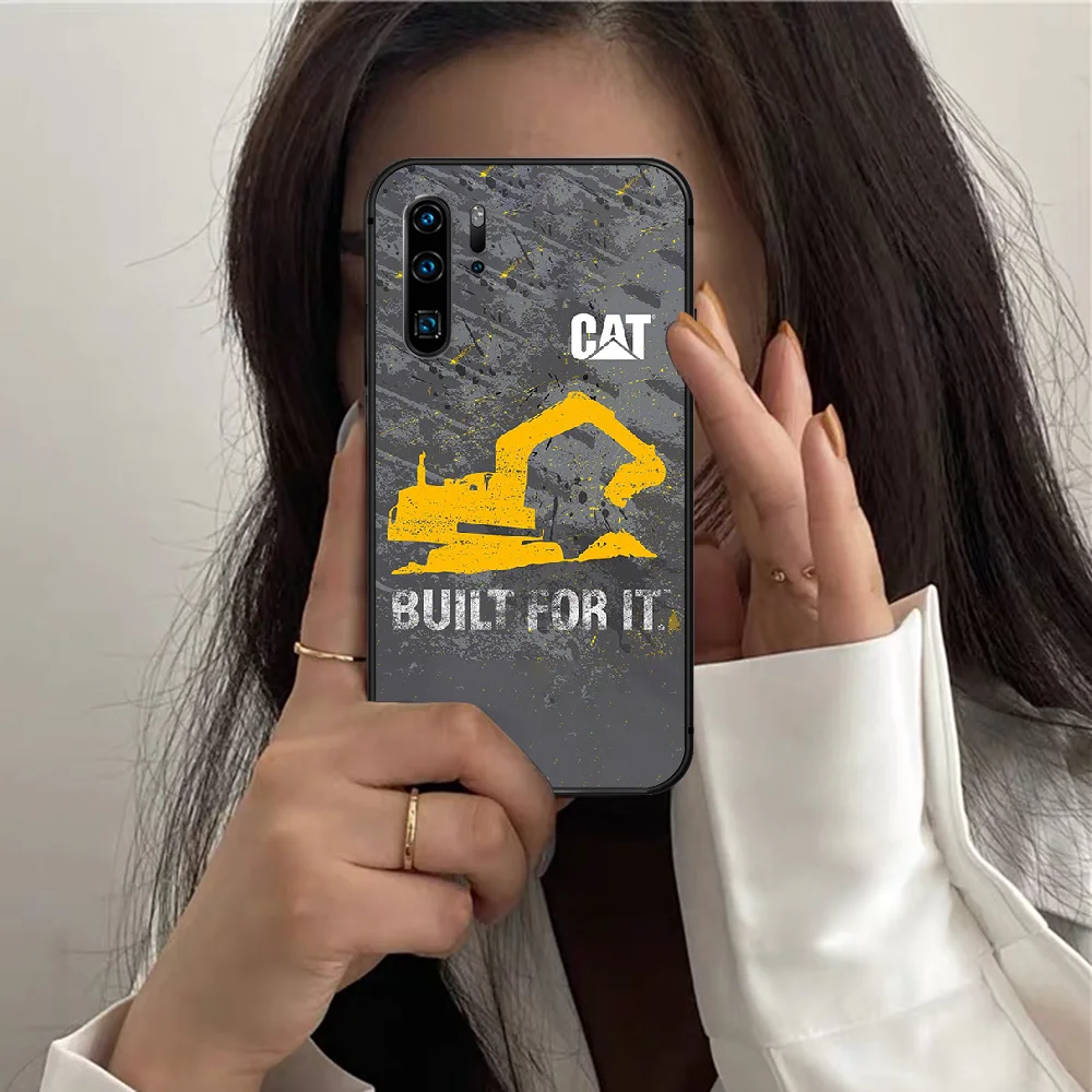 

Caterpillars CAT Phone Case For HUAWEI P 10 20 30 40 Pro Lite Smart Plus Z 2019 Nova 7i 5T black Prime Trend Back 3D Cover