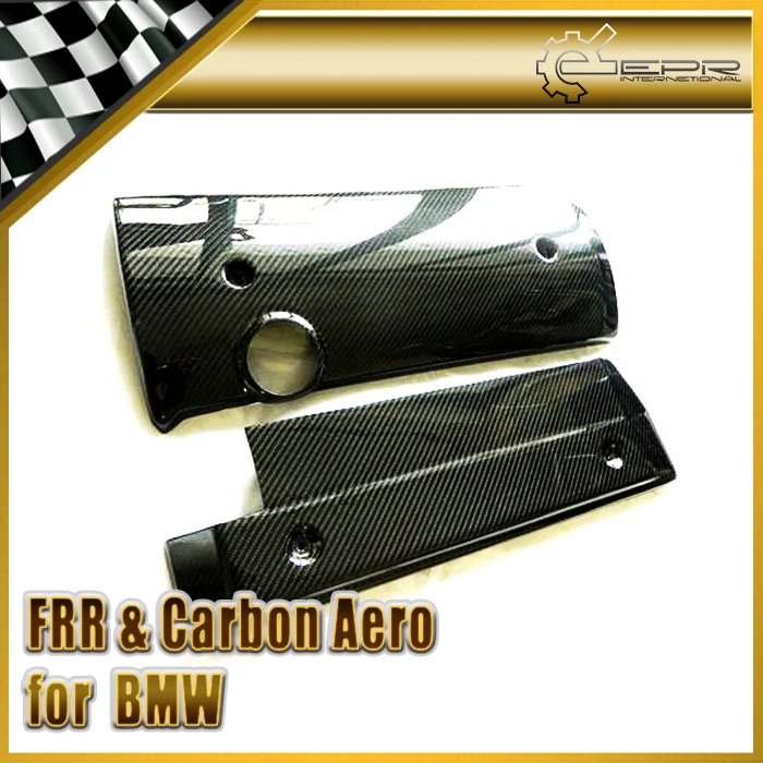 

Car Styling For BMW E46 Carbon Fiber Engine Cover Set Glossy Fibre Finish Racing Accessories Trim
