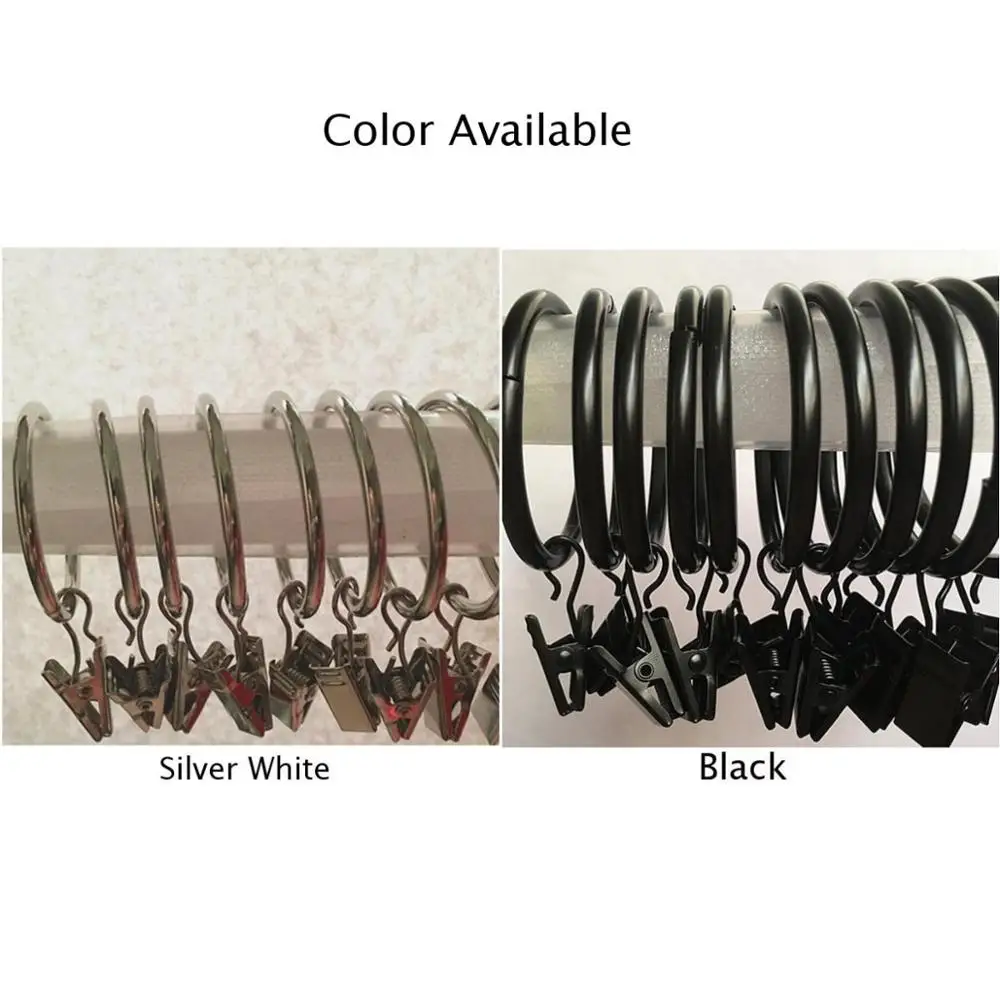 10 шт. крючки для штор из нержавеющей стали | Дом и сад