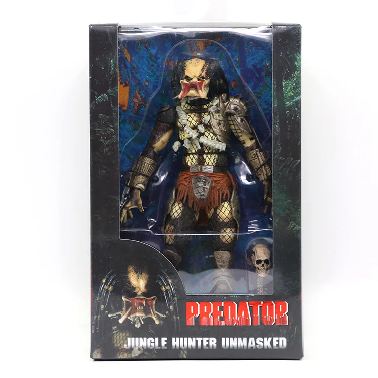 

Predator 7 Inch 30th Anniversary Jungle Demon Jungle Hunter Aliens vs Predator Masked PVC Action Figure Toy