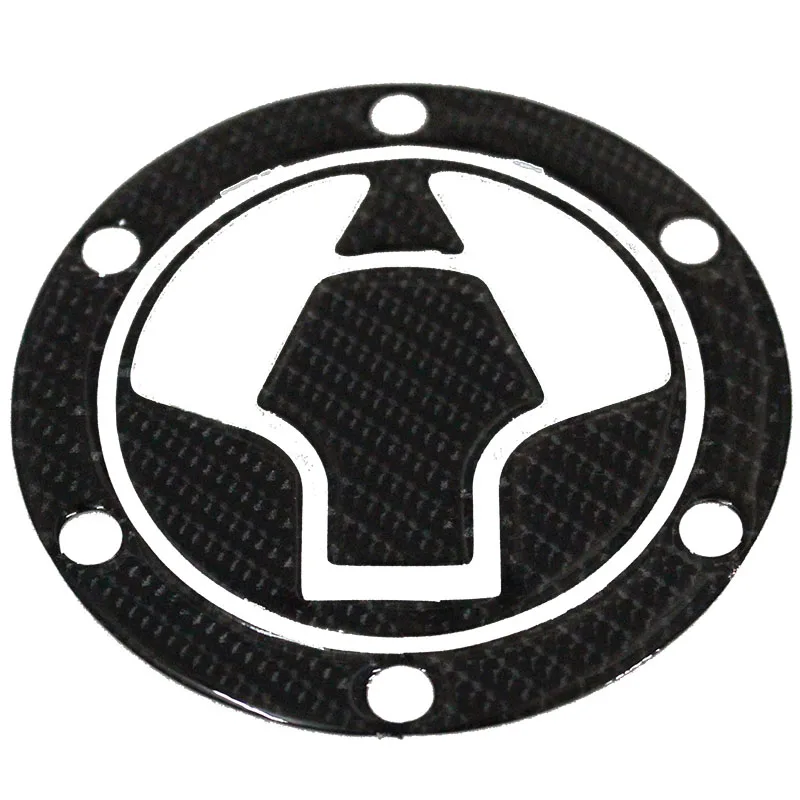 

K-SHRPMOTOR K-CGTCP-16 3D Carbon Fiber Tank Gas Cap Pad Filler Cover Sticker Decals For KAWASAKI NINJA ZX250R ZX300R