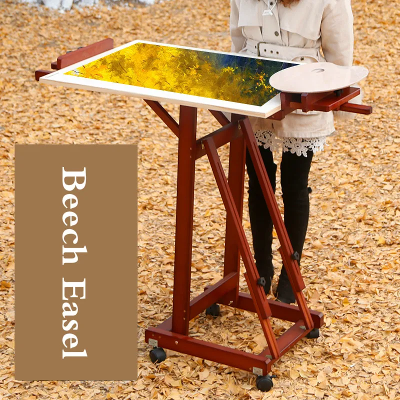 Многофункциональная Складная подставка из твердой древесины для нанесения
