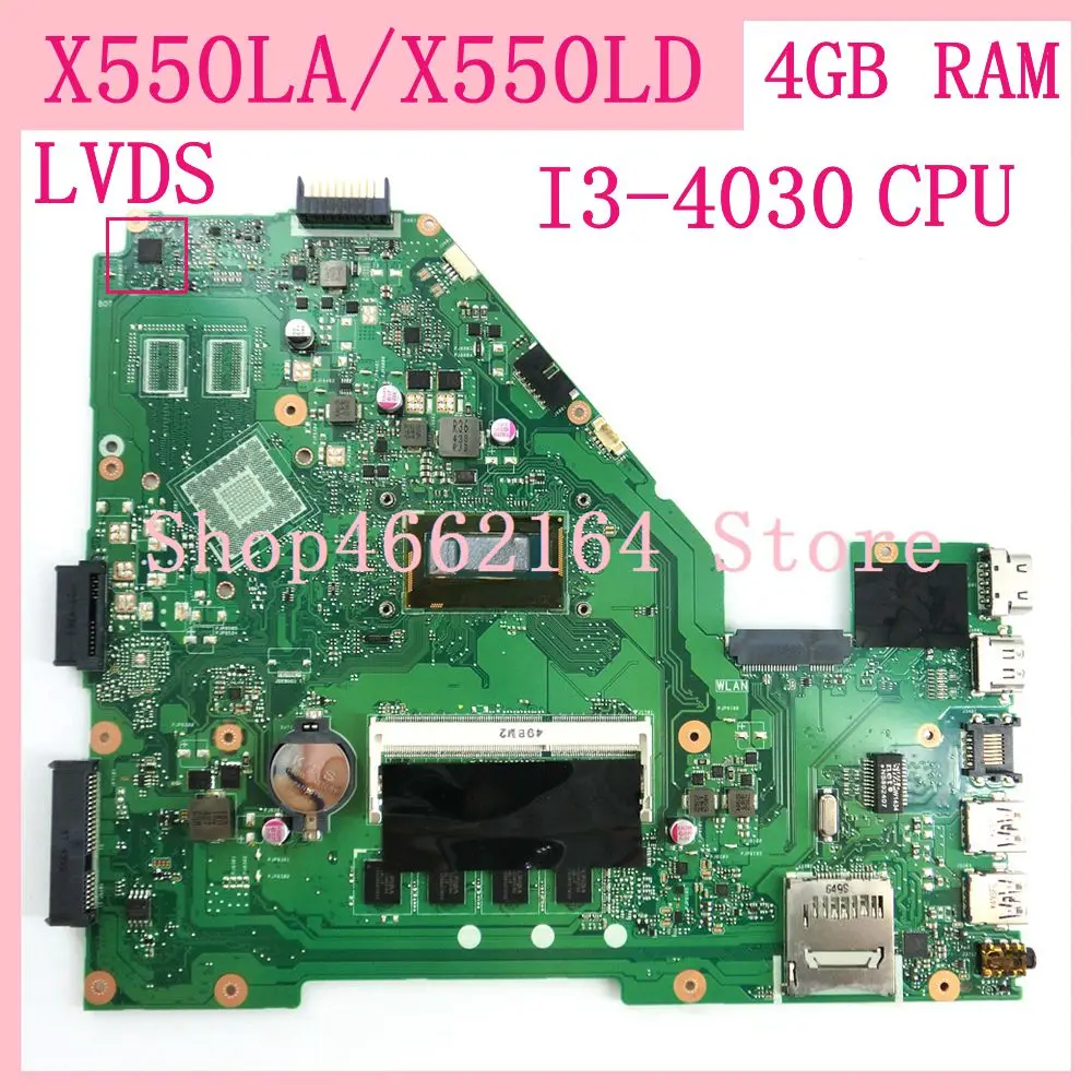 Материнская плата X550LA для ноутбука ASUS A550L X550LD R510L X550LC X550L X550|Компьютерные кабели и