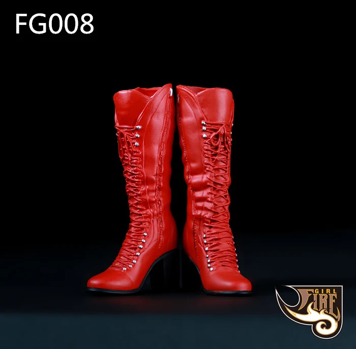 Коллекция 1/6 FG007 FG008 FG009 женские фигурки сапоги длиной и средней длины для тела 12