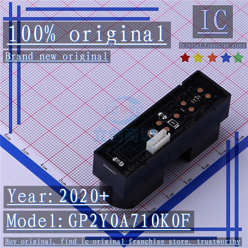 2020 + 100 новый оригинальный 1 шт.-5 шт. GP2Y0A710K0F инфракрасный датчик дальности