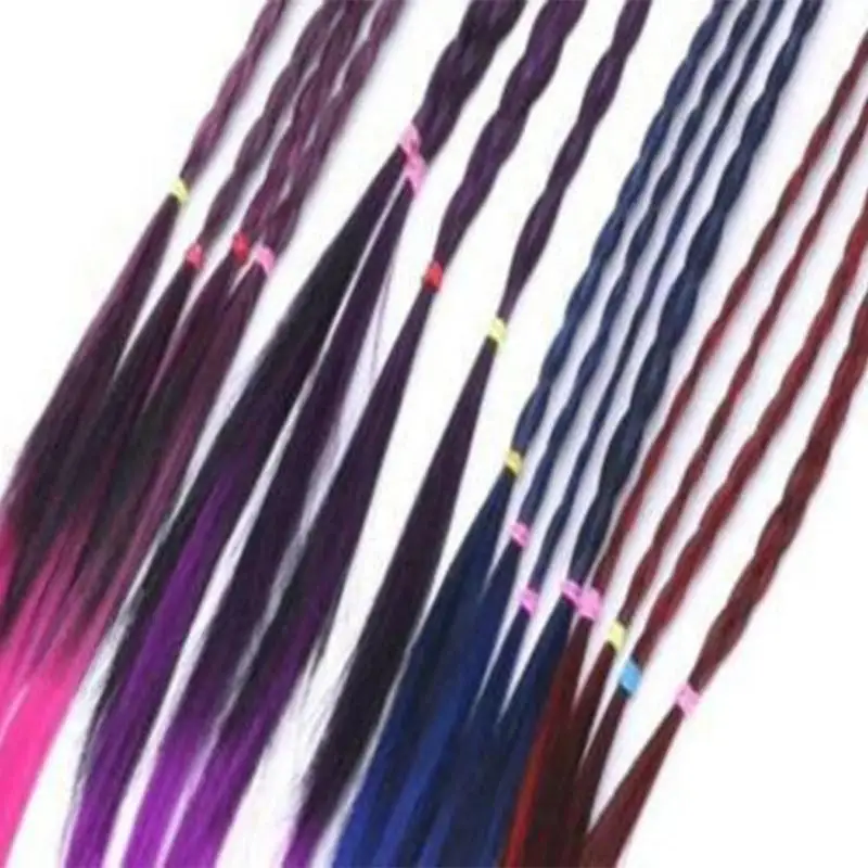 Diadema trenzada para ni&ntilde;a, banda de goma Simple, accesorios para el cabello, para ni&ntilde;a peluca, herramientas para trenzar el cabello, decoraci&oacute;n para la cabeza-5