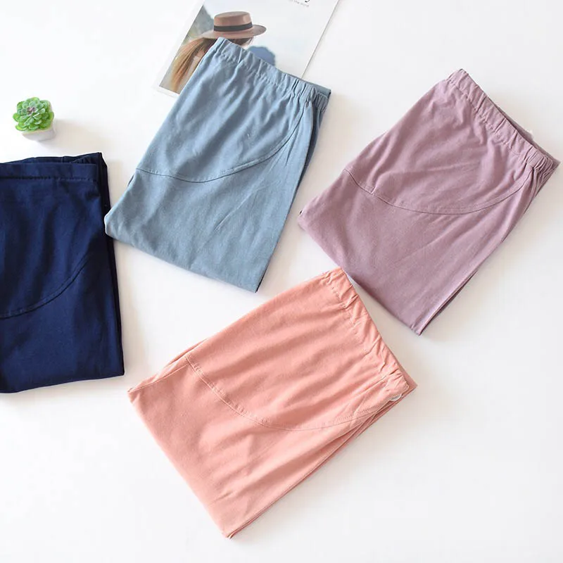 Весенне-осенние Хлопковые женские брюки в Корейском стиле свободные