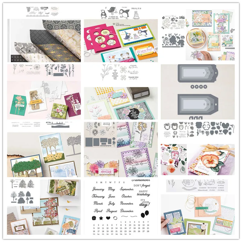

Metal Cutting Dies and Stamps Stencil Templates for Diy Scrapbooking Album Paper Card Making Embossing New Arrival 2021