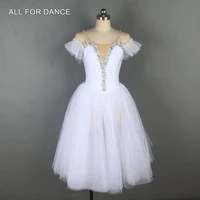 all for dance white ballerina romantic tutu with wings 360%c2%b0 tulle dress for girlswomen ballet dance performance dance dress