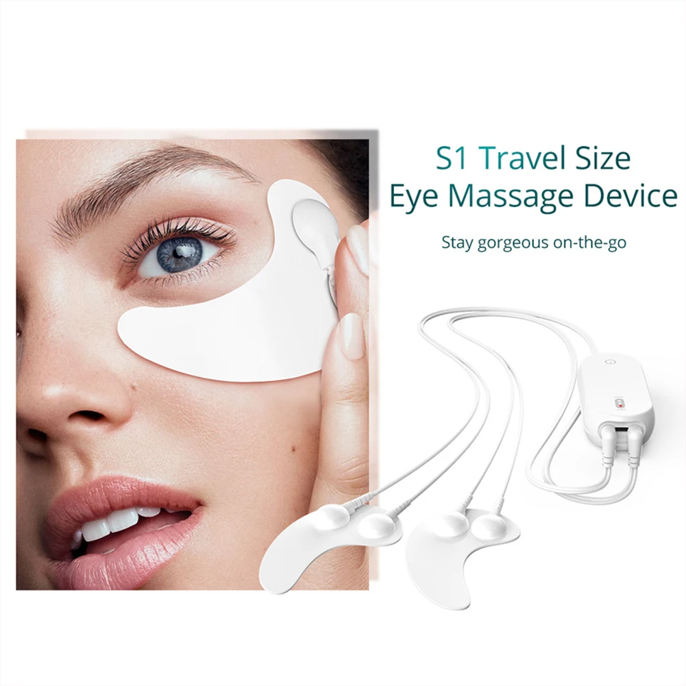 

EMS Massager Eye Patches Eye Care RF Massage Eye Mask RF Eye Patch Device Reduce Wrinkles Puffiness Dark Circles Eye Massage