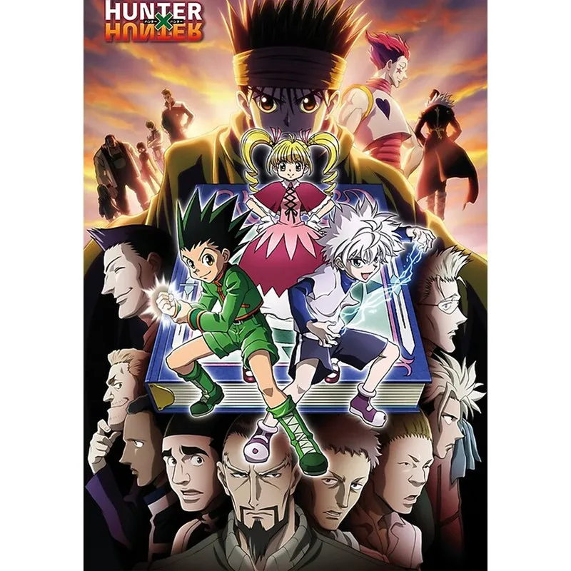 Hunter X Anime Poster Killua Zoldyck Kurapika Gon Freecss Hisoka Wall Decoration Canvas Print Painting Home Room Decor | Дом и сад