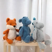 30cm fox plush toys kawaii soft dinosaur dolls plush pillow pp cotton stuffed blue gray dinosaur for baby kids