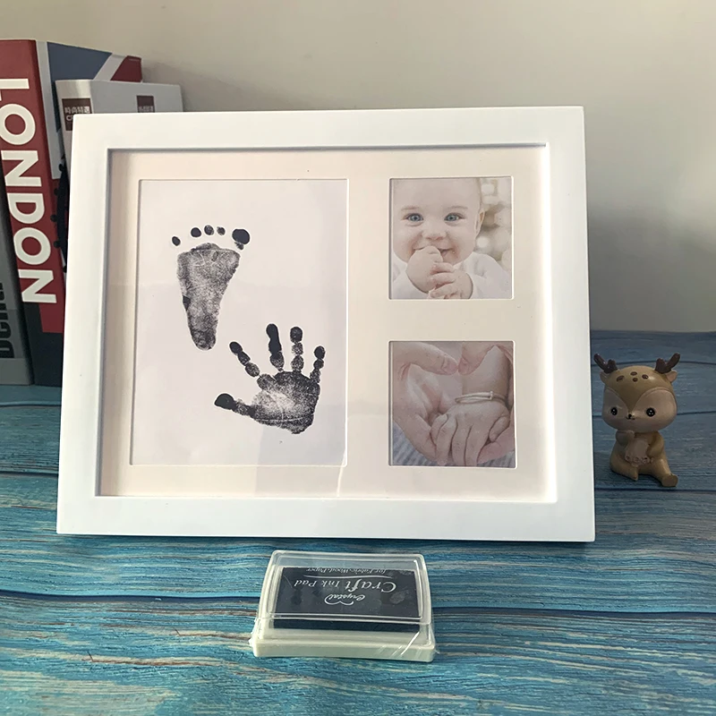 Фоторамка для новорожденных с изображением рук и ног, креативная рамка для фотографий, подарок на день рождения для детей от AliExpress WW