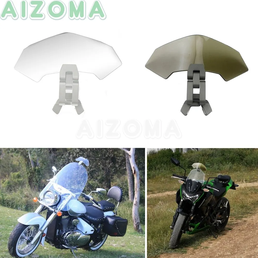 Универсальный Регулируемый спойлер на ветровое стекло для скутеров BMW R1200GS Ducati