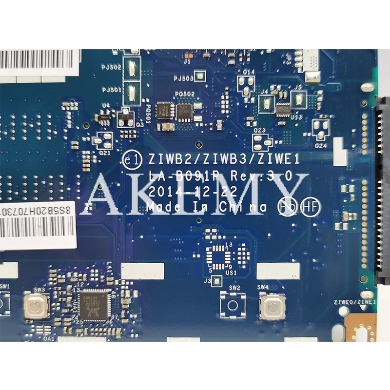

Akemy For Lenovo B40-80 B40-70 E40-70 LA-B091P Laotop Mainboard LA-B091P Motherboard with R5 M230 3558U