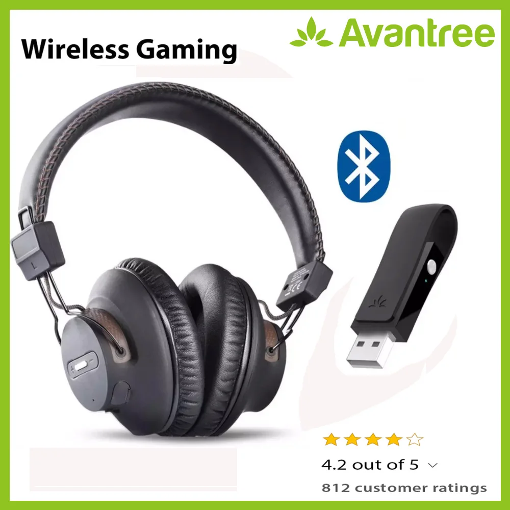 Avantree DG59 беспроводные Игровые наушники Bluetooth USB аудио передатчик PC PS4 N intendo