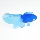 10 шт.лот, мягкая резиновая Золотая рыбка, миниатюрные игрушки для детской ванны, имитация маленькой искусственной золотой рыбки, пляжные подарки для плавания