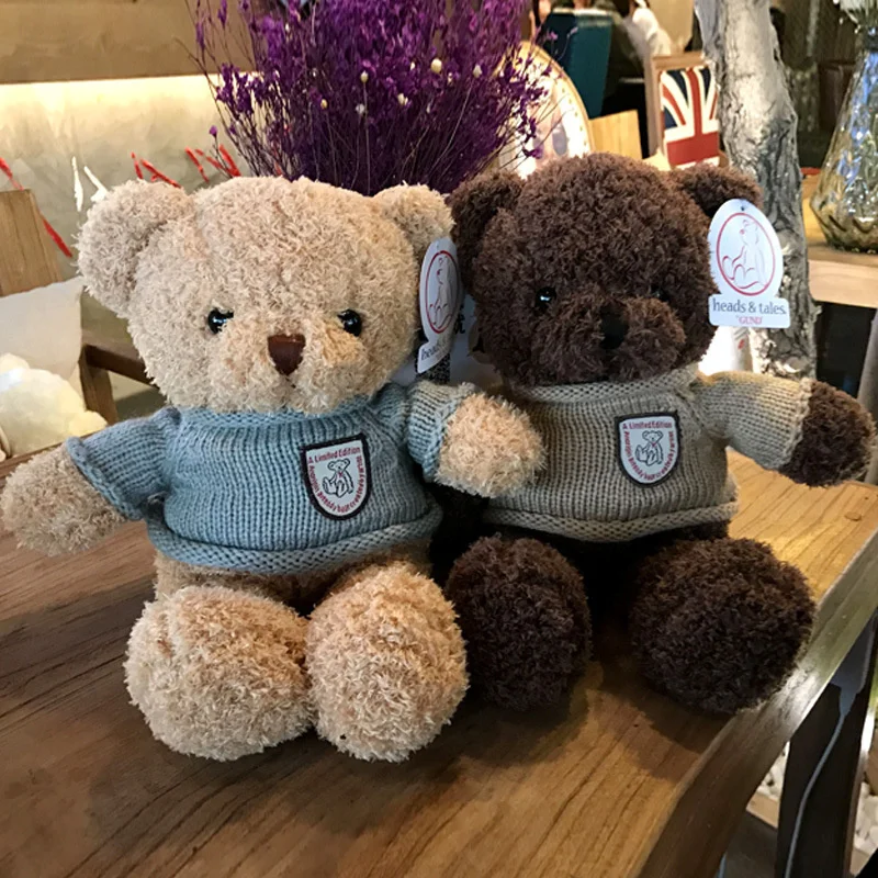 

30 cm new teddy bear cute bear doll plush toy plush toy wedding party jewelry gift baby toy child birthday gift